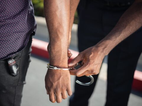 Man In Hand Cuffs