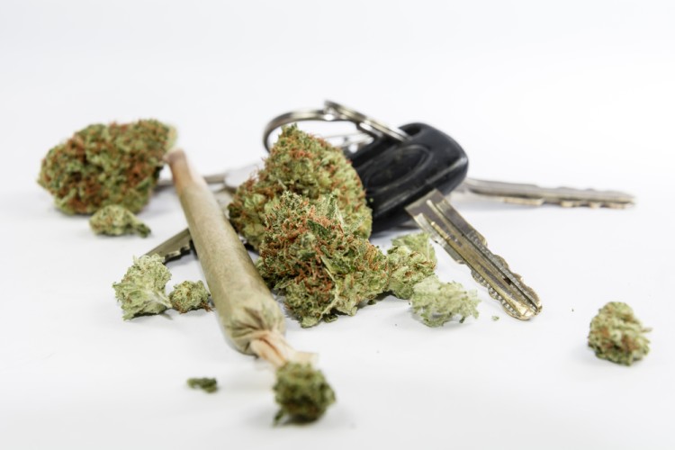 Car Keys With Marijuana